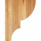 Ekena Millwork Ridgewood Rough Sawn Corbel, Western Red Cedar, 6"W x 12"D x 16"H COR06X12X16RID00RWR - alternate 4